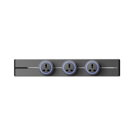 Gray 60cm track + 3 universal adapters