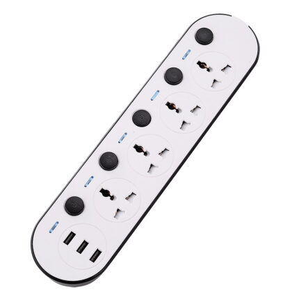 Multi-Switch European/American/British Standard USB Power Strip