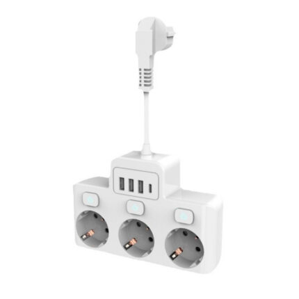 Multi-Port USB Multi-Function European Standard Power Strip