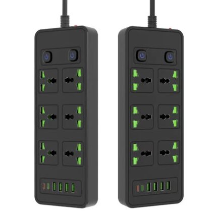 European, American, and British dual-switch sockets with multiple USB outlets