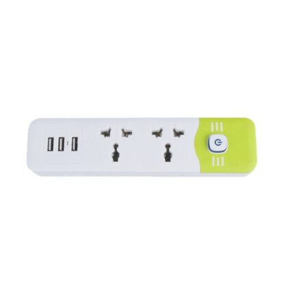 Multi-outlet power strip with cord for home use