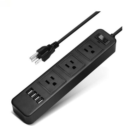 US & UK standard smart switch socket with 4 USB charging ports