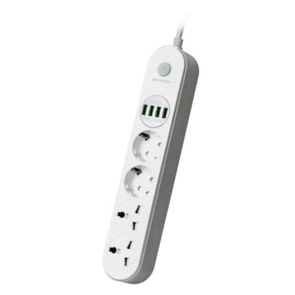 European standard power strip with cable, USB multi-port power strip