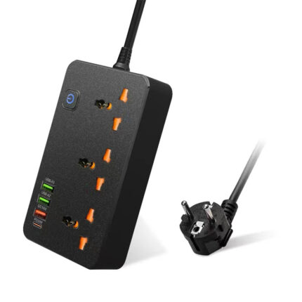 Multi-Functional UK/EU Plug Adapter with USB Ports