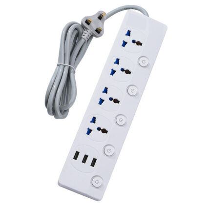 USB British Standard Power Strip Office Power Strip
