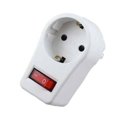 EU Schuko Power Adapter with On/Off Switch ⚡