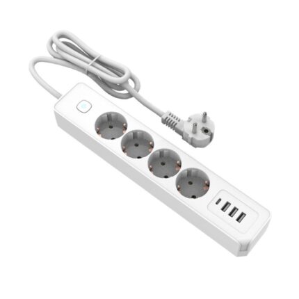 European standard USB power strip with switch socket